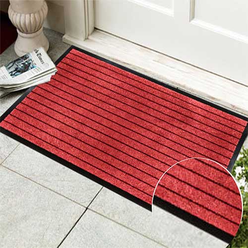 Colorful Ribbed Door Mats Dirt Trapper Mat Washable Door Mat Indoor (All Sizes)