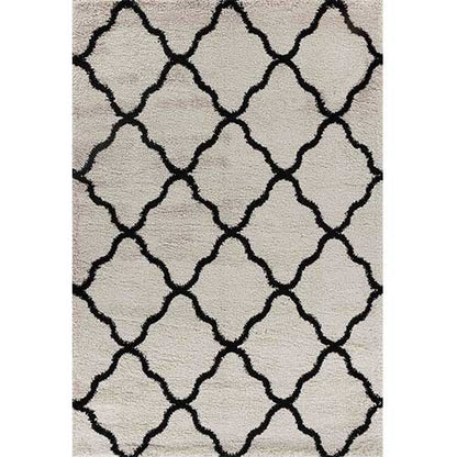 Abaseen Stylish Marrakesh Cream and Grey Rugs for Living Room