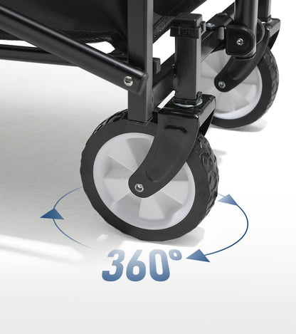 360 tires Abaseen Portable Folding Garden Trolley - 4 Colors