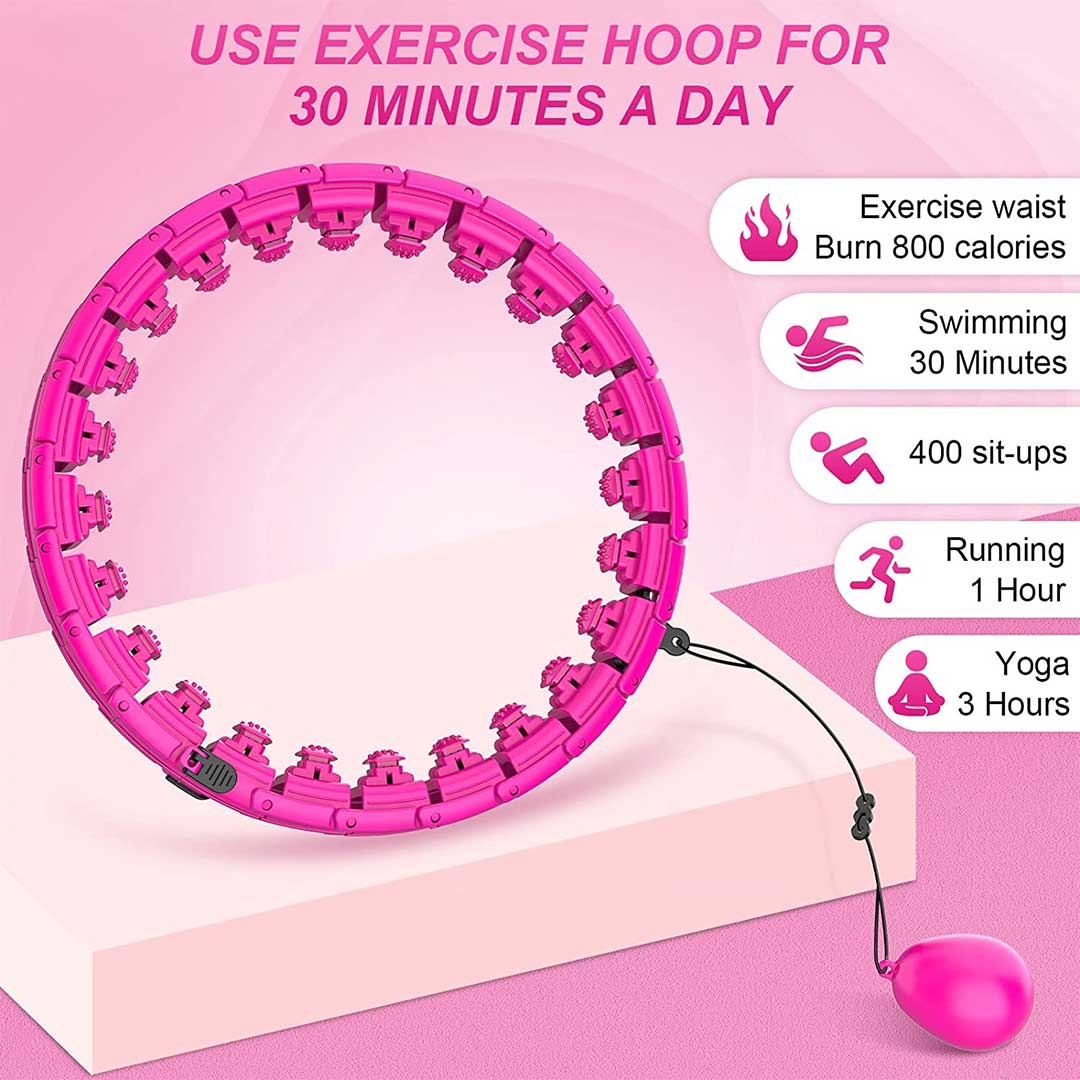 Abaseen Adjustable Weighted Hula Hoops