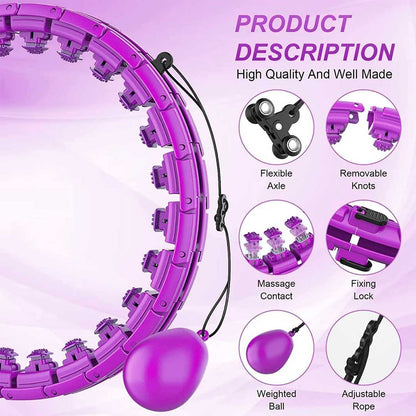 Abaseen Adjustable Weighted Hula Hoops