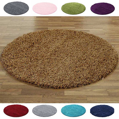 Khaki Brown Circle Rugs