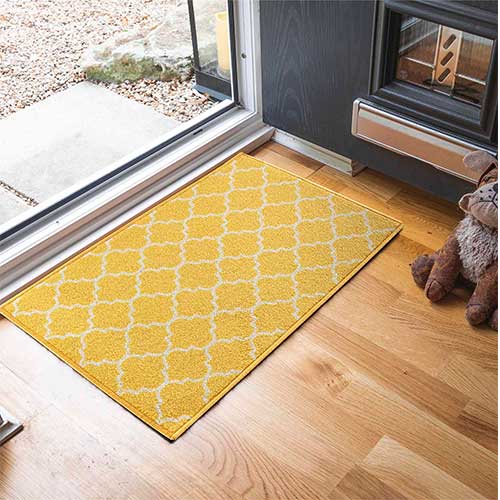 Yellow Door Mats Indoor - Nonslip Abaseen ( 5mm )