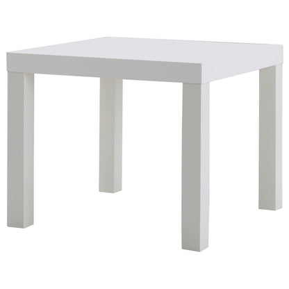 Abaseen White Side Table For Room Corner